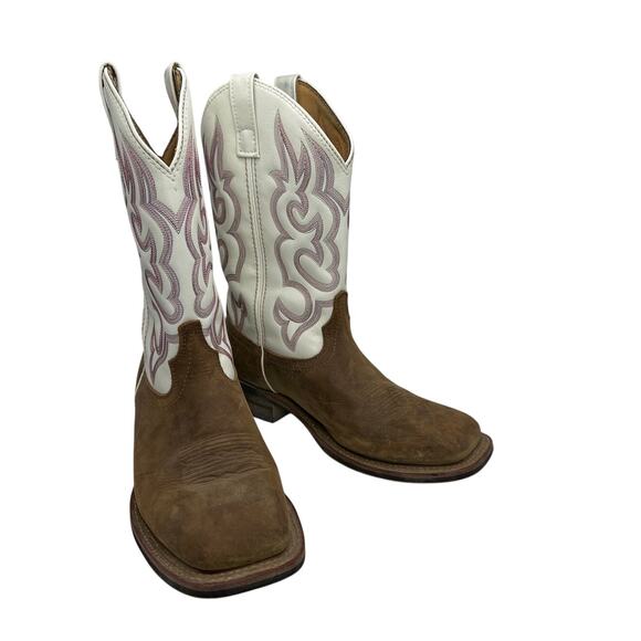 Laredo Shoes - Laredo Women's Mesquite Western Performance Boots Broad Square Toe Sz 10 Cowgirl
